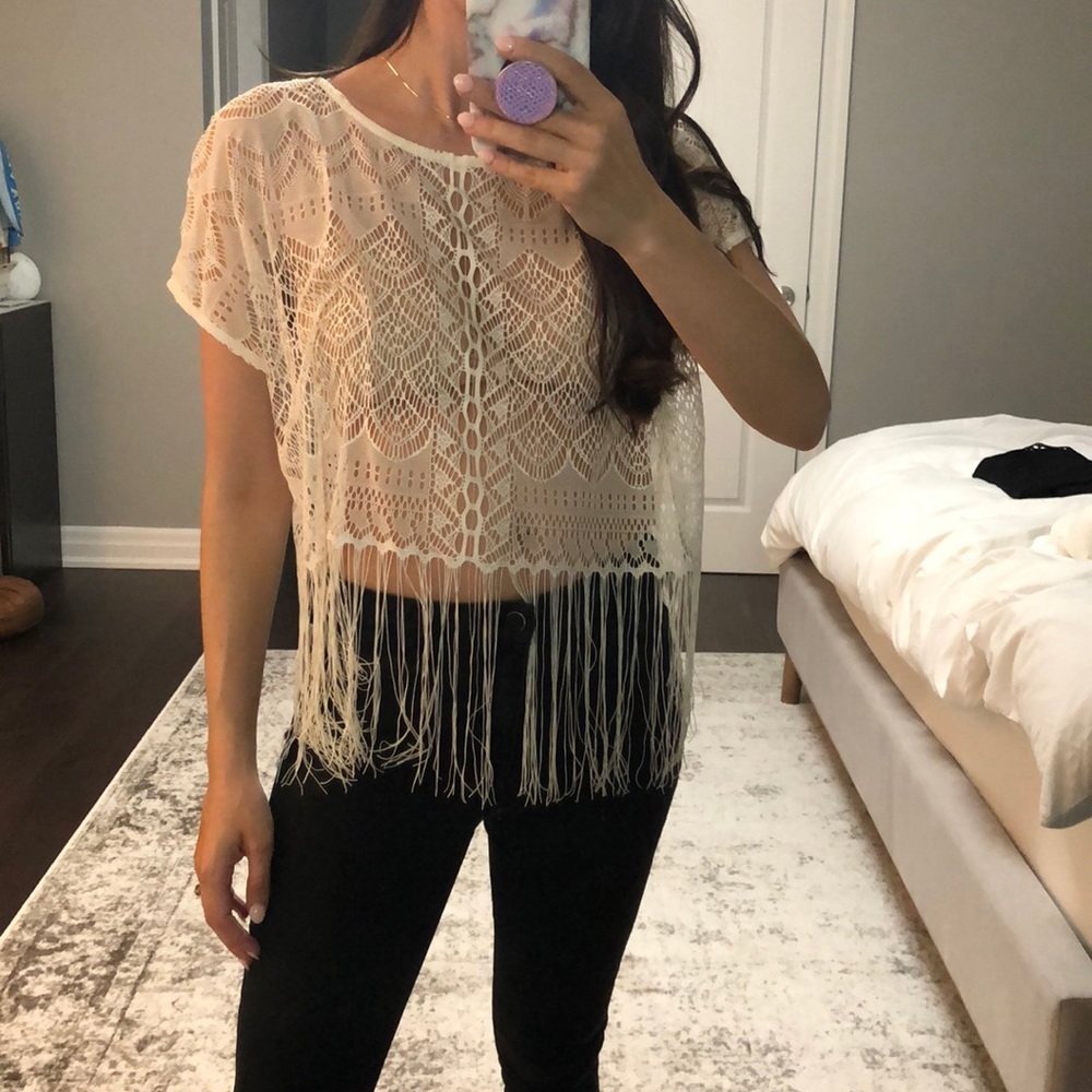 H&M | fringe top